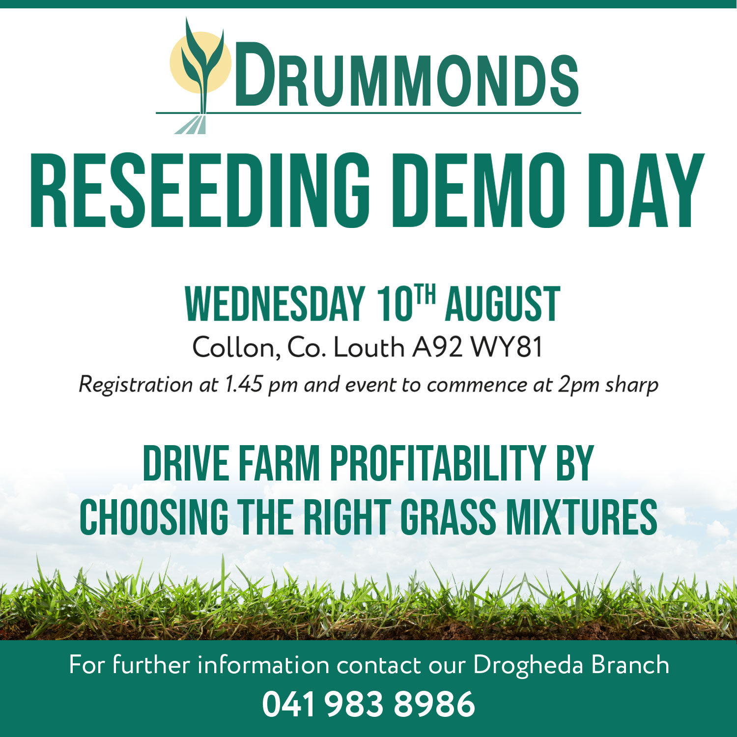 Drummonds Reseeding Demo Day